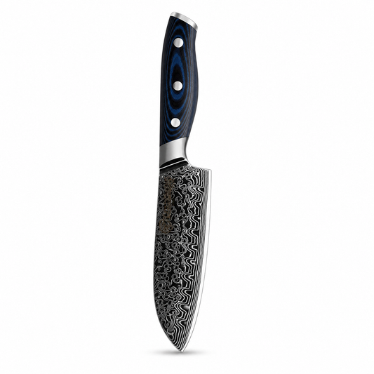 Blue Ridge 5-inch Santoku knife with compact Japanese-style blade