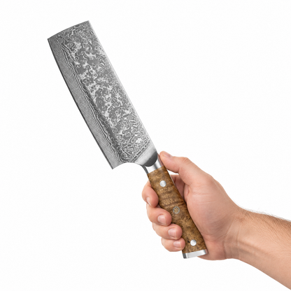 Burlwood Nakiri Knife
