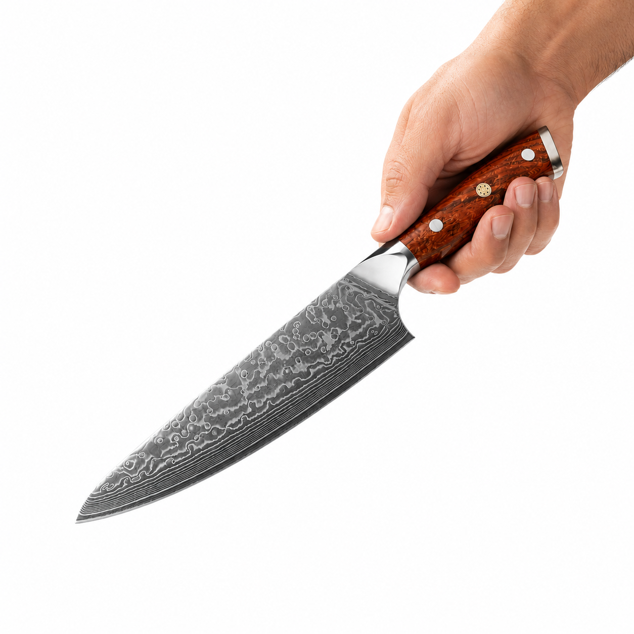 Forge Damascus Chef Knife