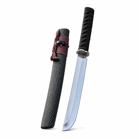 Ronin 8.5-inch brisket slicing knife with long blade and cord-wrapped handle