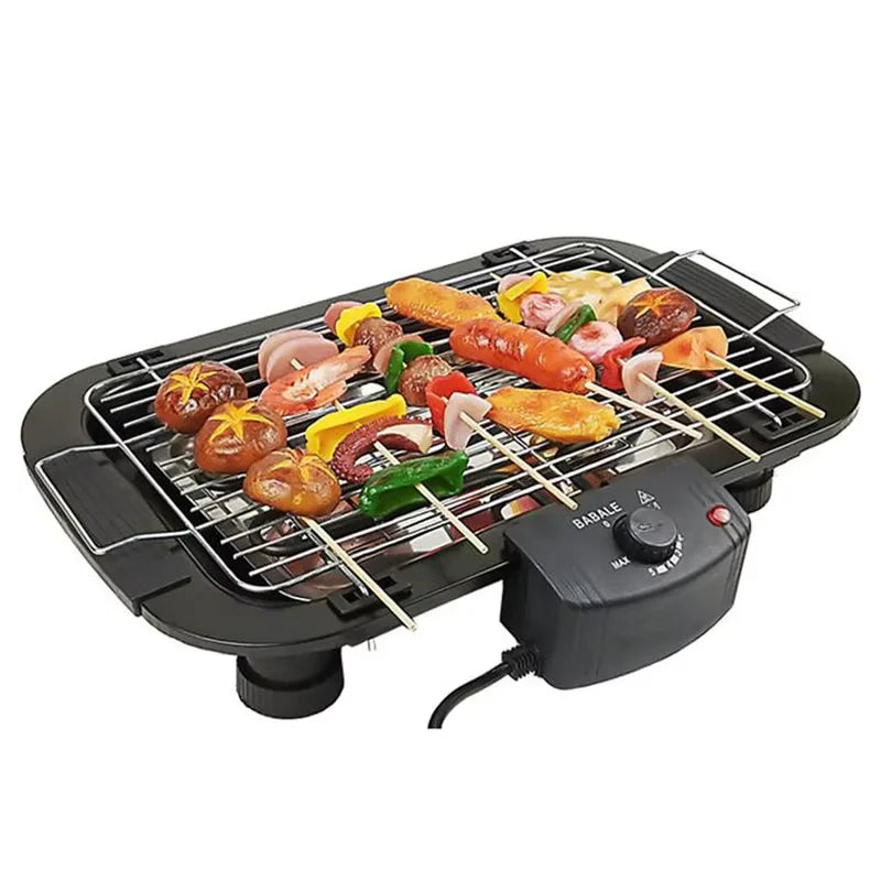 Household Smokeless Grill 2000W Multifunction Electric Griddle Baking Pan Indoor BBQ Grilling Machine With Temperature Control