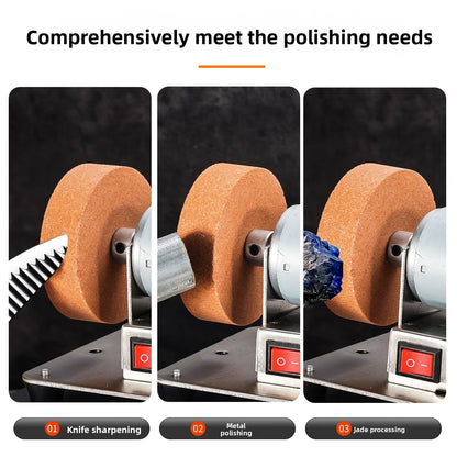 Motor Electric Knife Sharpener Industrial Grade Multifunctional Adjustable Desktop Grinding for Knives Scissors Kitchen Knifes