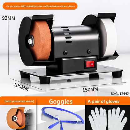 Motor Electric Knife Sharpener Industrial Grade Multifunctional Adjustable Desktop Grinding for Knives Scissors Kitchen Knifes