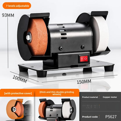 Motor Electric Knife Sharpener Industrial Grade Multifunctional Adjustable Desktop Grinding for Knives Scissors Kitchen Knifes