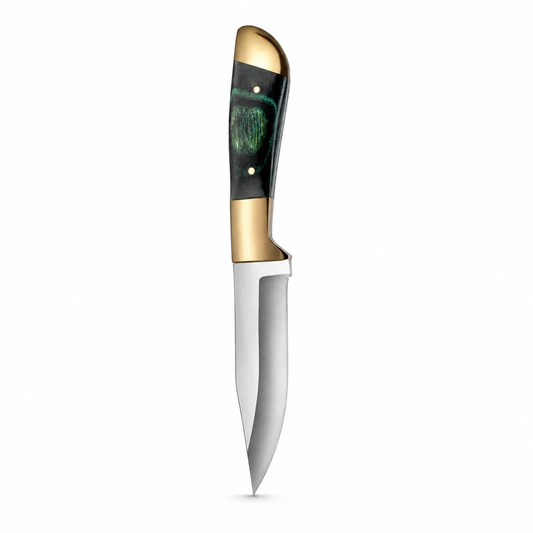 Timberline 3-inch fixed blade outdoor knife with green wood-grain handle
